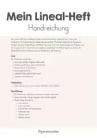 Vorschau - Arbeitsblätter - Mein Lineal-Heft - Übungen zum Umgang mit dem Lineal - Seite 3