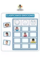 Vista previa - Unidades / Secuencias / Situaciones de Aprendizaje - CLASIFICAMOS EMOCIONES - Portada