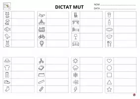 Vista previa - Hojas de trabajo - DICTADO MUDO_VERSIÓN 2_LECTOESCRITURA - Portada