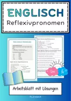 Vorschau - Arbeitsblätter - Englisch: Reflexivpronomen (Arbeitsblatt) - Deckblatt