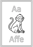 Vorschau - Mal- und Bastelvorlagen - Mein großes A–Z Alphabet zum Ausmalen - Seite 2