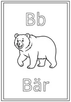 Vorschau - Mal- und Bastelvorlagen - Mein großes A–Z Alphabet zum Ausmalen - Seite 3