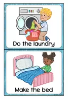 Vorschau - Stundenentwürfe - Daily Routines Loop Cards – Interactive Speaking Activity for ESL Learners - Seite 2
