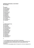 Vorschau - Arbeitsblätter - DaF DaZ B1 Wortschatz In der Schule - Seite 2