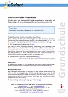Vorschau - Stundenentwürfe - Besser lernen durch Bewegung - Seite 1