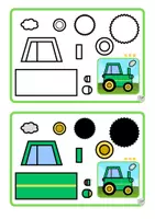 Voorbeeld - Knippen en bouwen: de tractor - Pagina 2