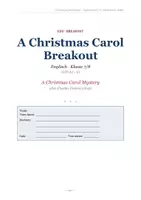 Vorschau - Stundenentwürfe - Breakout Englisch: A Christmas Carol – Escape Room (Klasse 7/8) | Weihnachten - Seite 1