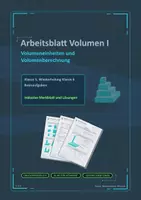 Vorschau - Arbeitsblätter - Volumen berechnen I - Grundlagen mit Arbeitsblättern und Merkblatt für Klasse 5 - Deckblatt