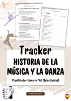 Vista previa - Unidades / Secuencias / Situaciones de Aprendizaje - Tracker Selectividad - Historia de la música y la danza - Portada