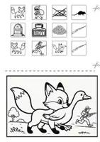 Vorschau - Arbeitsblätter - "Fuchs, du hast die Gans gestohlen" - lustiges Jägerlied mit Piktogrammen + Arbeitsblatt GE & UK - Seite 3