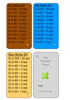 Vorschau - Spiele - Malreihen-Fächer
Multiplikation-Division-Umkehraufgabe - Seite 1
