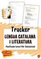 Vista previa - Unidades / Secuencias / Situaciones de Aprendizaje - Planificador / Tracker Selectivitat - Català - Portada