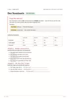 Vorschau - Arbeitsblätter - Die 4 Fälle in Deutsch meistern - Umfassendes Übungspaket mit Loesungen (Nominativ, Genitiv, Dativ, Akkusativ) - Seite 2