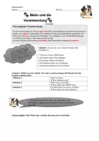Vorschau - Arbeitsblätter - Schulhund Mailo und die Verantwortung - Seite 1