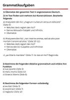 Vorschau - Arbeitsblätter - Latein: Klassenarbeit Caesar (BG VI,14 - Lehren der Druiden) - Seite 2