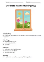 Vorschau - Stundenentwürfe - Kreatives Schreiben Klasse 3 – Frühling | Schreibaufgabe mit Hilfen & Beispielen - Seite 3