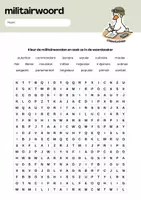 Voorbeeld - Woordzoeker: Spelling categorieën groep 7/8 ✏️ - Pagina 1