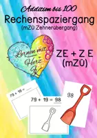 Vorschau - Spiele - wachsendes Materialpaket Rechenspaziergänge im Zahlenraum bis 100 - Seite 1