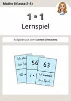 Vorschau - Spiele - Einmaleins Spiel, kleines 1x1 - Deckblatt