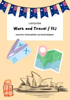 Vorschau - Arbeitsblätter - Lehrprobe Work and Travel und FIJ Australien - Deckblatt