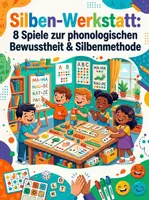 Vorschau - Arbeitsblätter - Silben-Werkstatt: 8 Spiele zur phonologischen Bewusstheit & Silbenmethode - Deckblatt