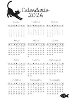 Vista previa - Para docentes: organización, planificación y formación - Agenda Gatuna 2026: (Editable en Canva | A4 y A5) - página 3