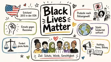 Vorschau - Arbeitsblätter - Lernposter + Arbeitsblätter zum Thema "Black Lives Matter" + Lösung & MP3 + Mindmap + Infografik - Seite 2