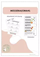 Vorschau - Arbeitsblätter - Materialpaket Messerauswahl - Seite 1