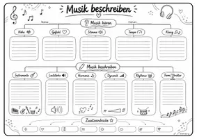 Vorschau - Arbeitsblätter - Arbeitsblatt: Musik beschreiben (Parameter) - Musik Jg.3-6 - Seite 3