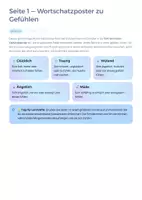 Vorschau - Unterrichtsreihen - Gefühle & Emotionen Arbeitsblätter – SEL Paket Grundschule | 60 Seiten Mental Health Aktivitäten - Seite 3