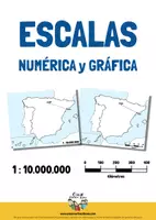 Vista previa - Hojas de trabajo - Escala numérica y gráfica - Portada