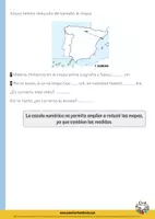 Vista previa - Hojas de trabajo - Escala numérica y gráfica - página 2