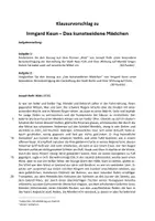 Vorschau - Klassenarbeiten - Klausur - Irmgard Keun - Das kunstseidenen Mädchen - Seite 1