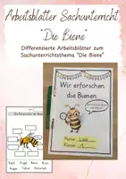 Vorschau - Arbeitsblätter - Arbeitsblätter Biene - Deckblatt