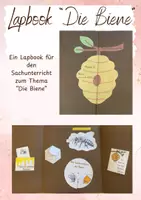 Vorschau - Anderer Materialtyp - Lapbook Sachunterricht Die Biene - Deckblatt