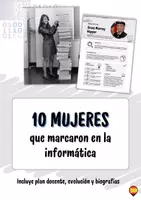 Vista previa - Unidades / Secuencias / Situaciones de Aprendizaje - 10 mujeres que marcaron en la informática | Historia y biografías - Portada