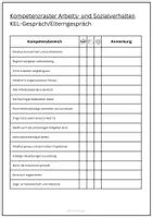 Vorschau - Anderer Materialtyp - Kompetenzraster Sozia- und Arbeitsverhalten (Elterngespräch) - Seite 1