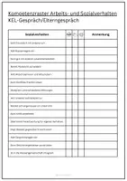 Vorschau - Anderer Materialtyp - Kompetenzraster Sozia- und Arbeitsverhalten (Elterngespräch) - Seite 2