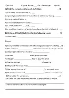 Vorschau - Quiz - More!4 Quiz U11 books + reflexive pronouns - Deckblatt