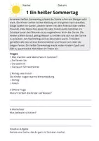 Vorschau - Stundenentwürfe - Lesetraining Sommer | Leseverständnis Klasse 3 - Seite 3