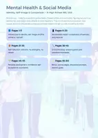 Vorschau - Unterrichtsreihen - Mental Health & Social Media Workbook | Identity, Self-Image & Comparison SEL Unit Grades 9–12 - Seite 1