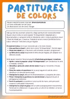 Vista previa - Hojas de trabajo - PARTITURES DE COLORS: El Despertador. Amb activitats - página 1