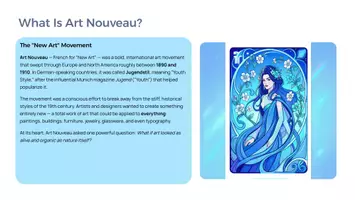 Vorschau - Präsentationen/Tafelbilder - Art Nouveau (Jugendstil) Presentation | Art History Lesson Slides Grades 6–12 - Seite 2