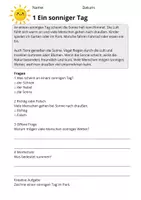 Vorschau - Stundenentwürfe - Lesetraining Wetter | Leseverständnis Klasse 3 - Seite 3