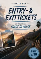 Vorschau - Arbeitsblätter - Entry- und Exittickets am Beispiel der Novel "Coast to Coast" - Deckblatt