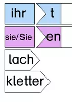 Vorschau - Präsentationen/Tafelbilder - Verbkonjugation Tafelmaterial - Seite 2