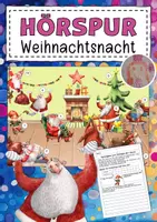 Vorschau - Arbeitsblätter - Hörspurgeschichte Weihnachtsmann - Deckblatt