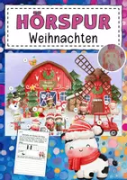 Vorschau - Arbeitsblätter - Hörspurgeschichte Weihnachten Bauernhof - Deckblatt