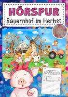 Vorschau - Arbeitsblätter - Hörspurgeschichte Herbst Bauernhof - Deckblatt