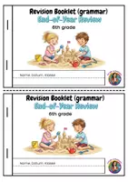 Vorschau - Arbeitsblätter - Revision Booklet grammar - 6th grade - Deckblatt